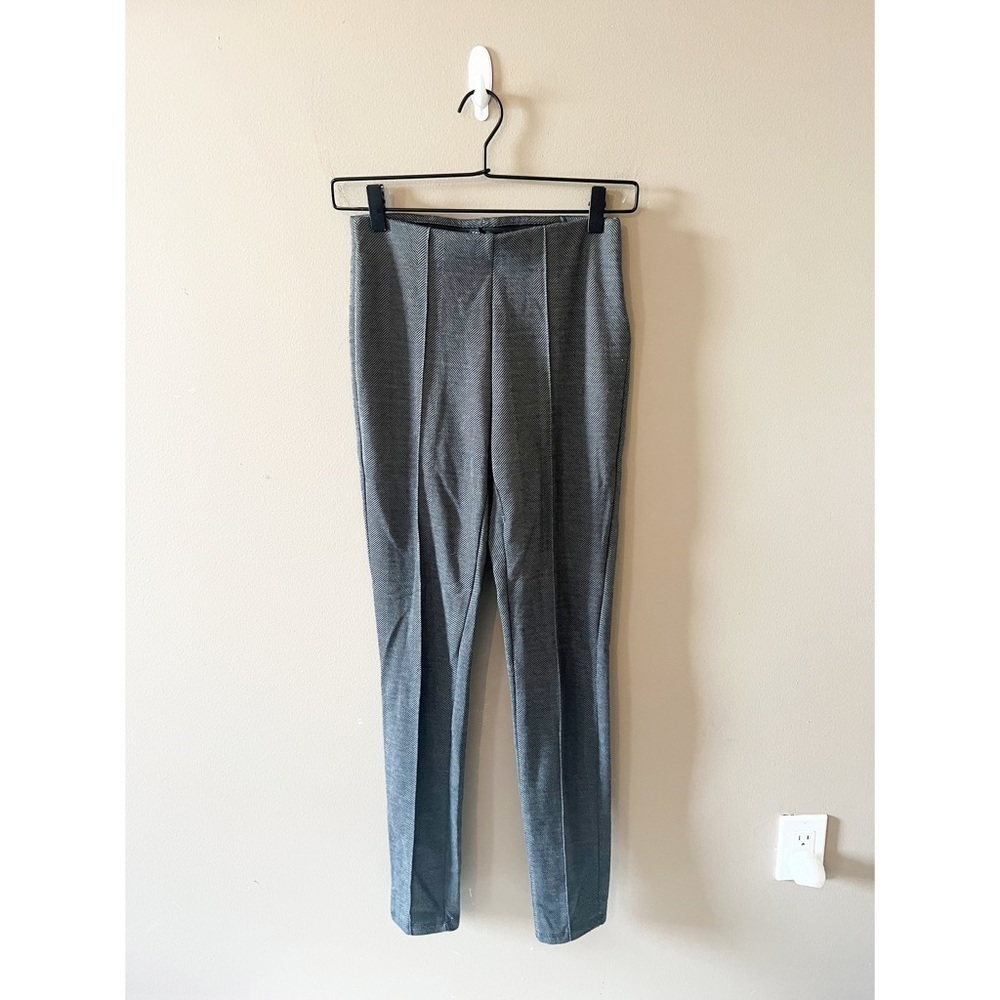 Tahari Gray Elastic Office Slacks